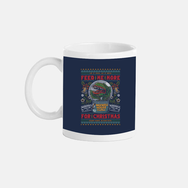 Feed Me For Christmas-None-Mug-Drinkware-Arinesart