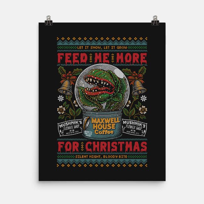 Feed Me For Christmas-None-Matte-Poster-Arinesart