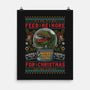 Feed Me For Christmas-None-Matte-Poster-Arinesart