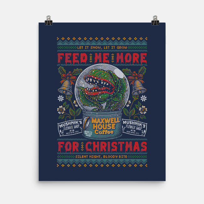 Feed Me For Christmas-None-Matte-Poster-Arinesart