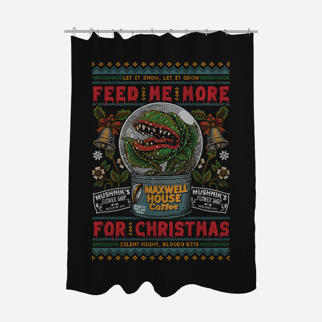 Feed Me For Christmas-None-Polyester-Shower Curtain-Arinesart