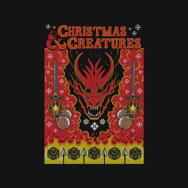 Christmas And Creatures-Womens-V-Neck-Tee-Arinesart