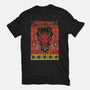 Christmas And Creatures-Womens-Fitted-Tee-Arinesart