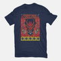 Christmas And Creatures-Womens-Fitted-Tee-Arinesart