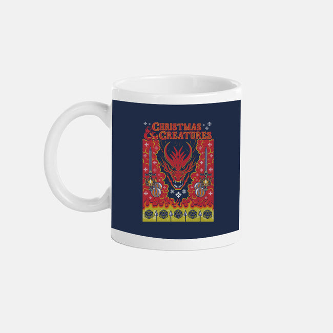 Christmas And Creatures-None-Mug-Drinkware-Arinesart