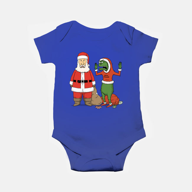 Stupid Santas-Baby-Basic-Onesie-pigboom