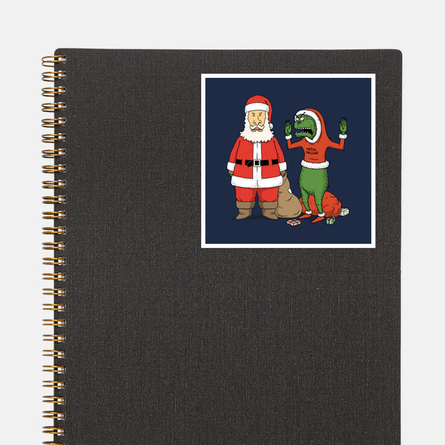 Stupid Santas-None-Glossy-Sticker-pigboom