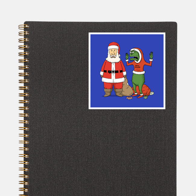 Stupid Santas-None-Glossy-Sticker-pigboom