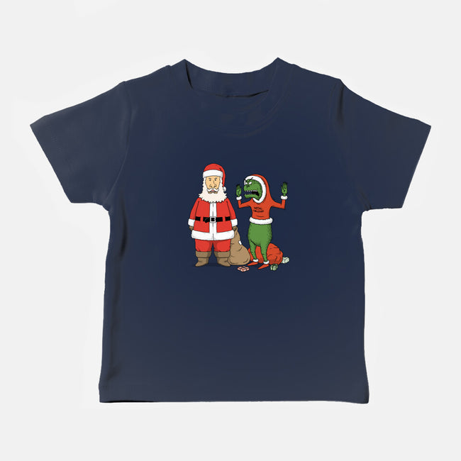 Stupid Santas-Baby-Basic-Tee-pigboom