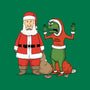Stupid Santas-Womens-Fitted-Tee-pigboom