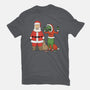 Stupid Santas-Womens-Fitted-Tee-pigboom