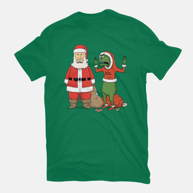 Stupid Santas-Womens-Fitted-Tee-pigboom