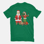 Stupid Santas-Womens-Fitted-Tee-pigboom