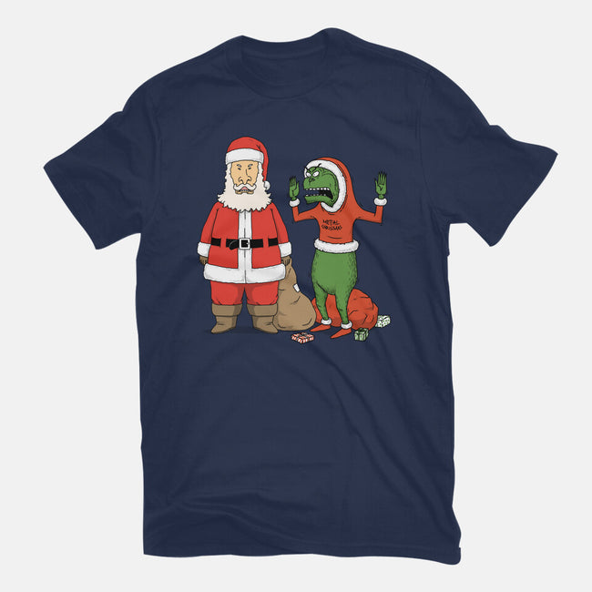 Stupid Santas-Womens-Fitted-Tee-pigboom