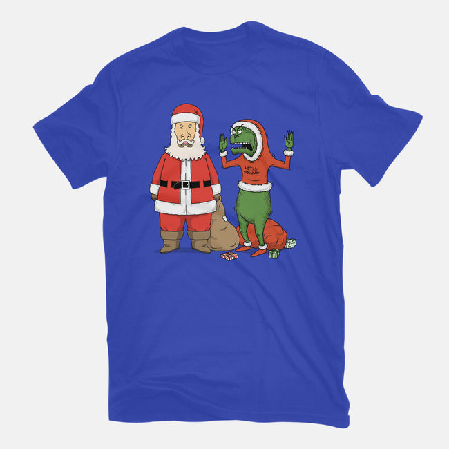 Stupid Santas-Womens-Fitted-Tee-pigboom