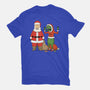 Stupid Santas-Womens-Fitted-Tee-pigboom