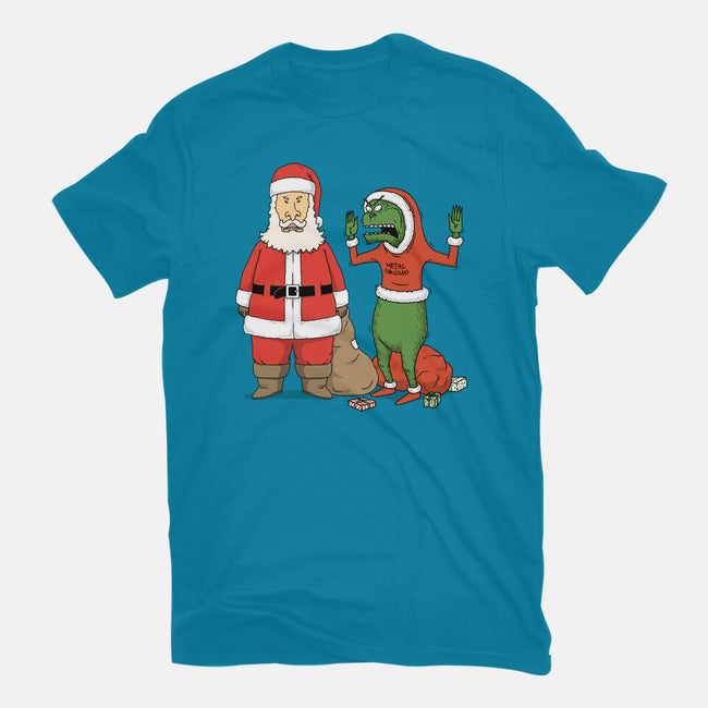 Stupid Santas-Womens-Fitted-Tee-pigboom