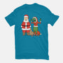 Stupid Santas-Womens-Fitted-Tee-pigboom