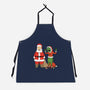Stupid Santas-Unisex-Kitchen-Apron-pigboom