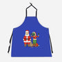 Stupid Santas-Unisex-Kitchen-Apron-pigboom