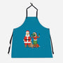 Stupid Santas-Unisex-Kitchen-Apron-pigboom
