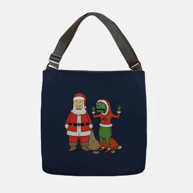 Stupid Santas-None-Adjustable Tote-Bag-pigboom