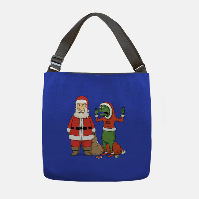 Stupid Santas-None-Adjustable Tote-Bag-pigboom