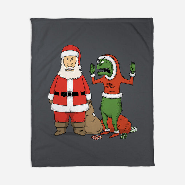 Stupid Santas-None-Fleece-Blanket-pigboom