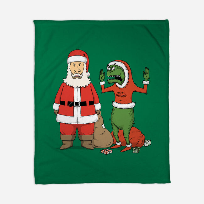 Stupid Santas-None-Fleece-Blanket-pigboom