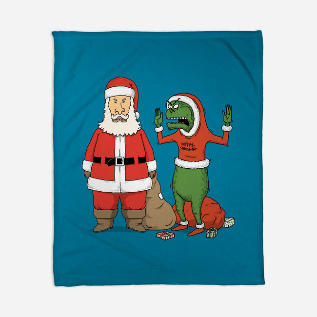 Stupid Santas-None-Fleece-Blanket-pigboom