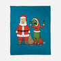Stupid Santas-None-Fleece-Blanket-pigboom