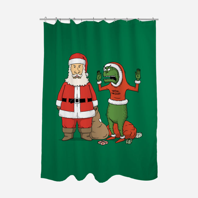 Stupid Santas-None-Polyester-Shower Curtain-pigboom