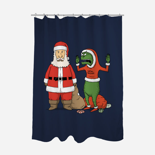Stupid Santas-None-Polyester-Shower Curtain-pigboom