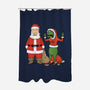 Stupid Santas-None-Polyester-Shower Curtain-pigboom