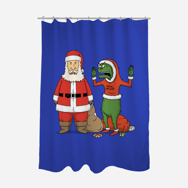 Stupid Santas-None-Polyester-Shower Curtain-pigboom