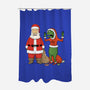 Stupid Santas-None-Polyester-Shower Curtain-pigboom