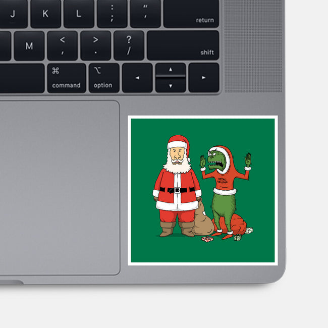 Stupid Santas-None-Glossy-Sticker-pigboom