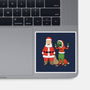 Stupid Santas-None-Glossy-Sticker-pigboom