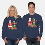 Stupid Santas-Unisex-Crew Neck-Sweatshirt-pigboom