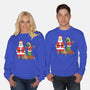 Stupid Santas-Unisex-Crew Neck-Sweatshirt-pigboom