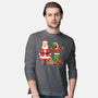 Stupid Santas-Mens-Long Sleeved-Tee-pigboom