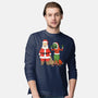 Stupid Santas-Mens-Long Sleeved-Tee-pigboom