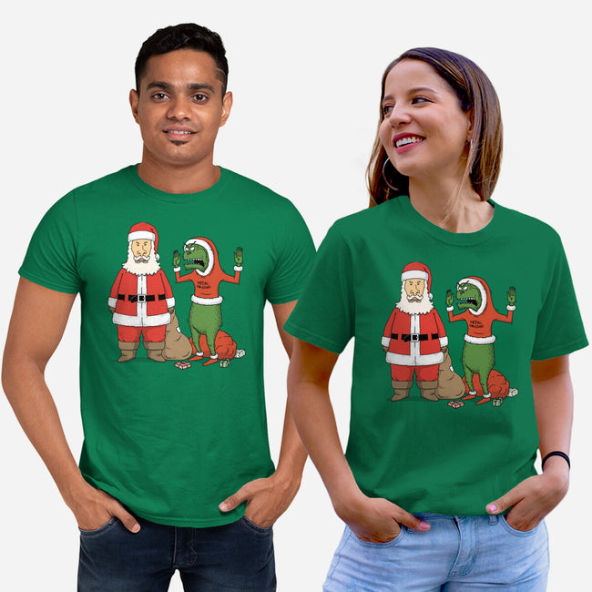 Stupid Santas-Unisex-Basic-Tee-pigboom