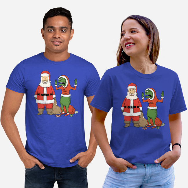 Stupid Santas-Unisex-Basic-Tee-pigboom