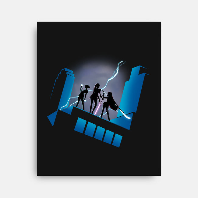 Demon Hunters Rise-None-Stretched-Canvas-MaxoArt