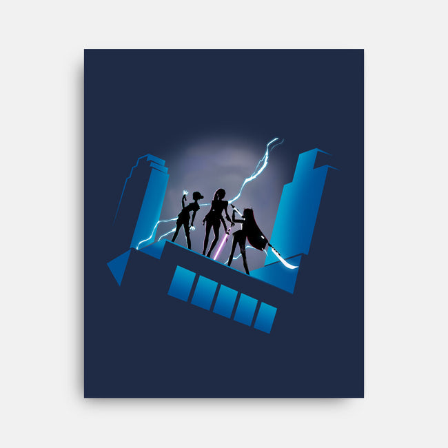 Demon Hunters Rise-None-Stretched-Canvas-MaxoArt