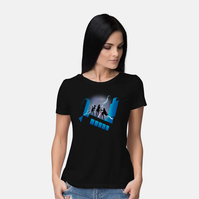 Demon Hunters Rise-Womens-Basic-Tee-MaxoArt