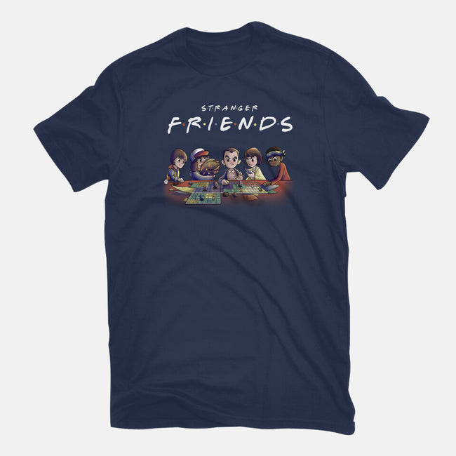 80s Stranger Friends-Unisex-Basic-Tee-fanfabio