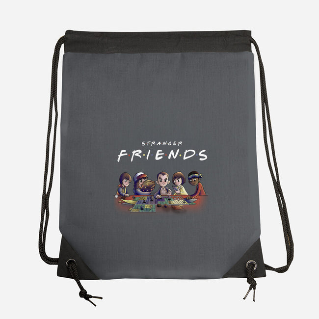 80s Stranger Friends-None-Drawstring-Bag-fanfabio