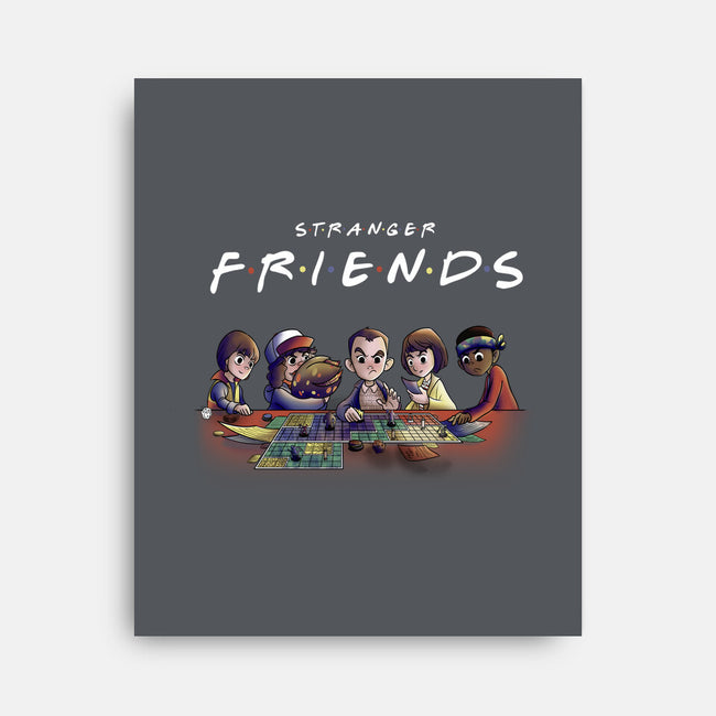 80s Stranger Friends-None-Stretched-Canvas-fanfabio